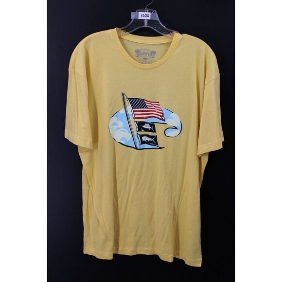 COSTA YELLOW LARGE T-SHIRT - Picture 1 of 6